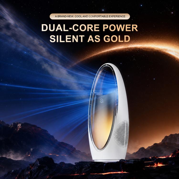 F17 Spray Humidifier Ambient Light Floor Freestanding Bladeless Fan