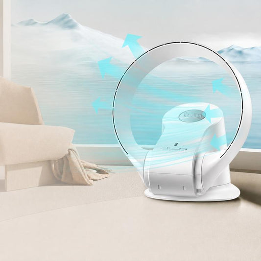 Carkiien SKJ-CR309WD Smart Remote Control Tabletop and Wall Mount Bladeless Fan