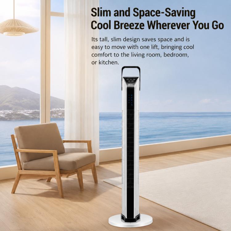 CAMEL Portable Handle Floor Bladeless Tower Fan, 75cm Tall Manual Control Fan, 95cm Tall Remote Control Fan, 95cm Tall Manual Control Fan, 95cm Tall Remote Control with 3m Cable, 95cm Tall Manual Control with 3m Cable