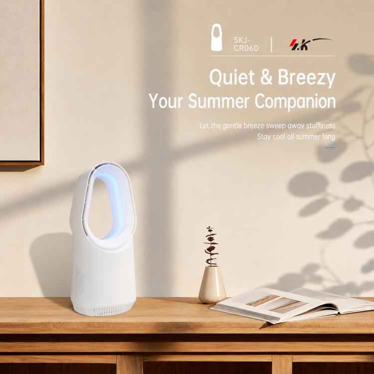 Bladeless Fan Quiet Circulation Tower Fan for Home and Office, Carkiien SKJ-CR060A Basic Model, Carkiien SKJ-CR061 Upgraded Model