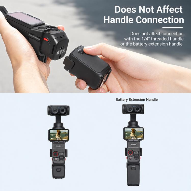For Insta360 Luna Ultra Quick Release Magnetic Neck Mount, Neck Mount, Neck Mount + Fixed Strap