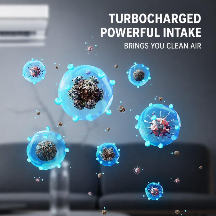 Carkiien CK921U Air Purification Bladeless Fan Tower Fan