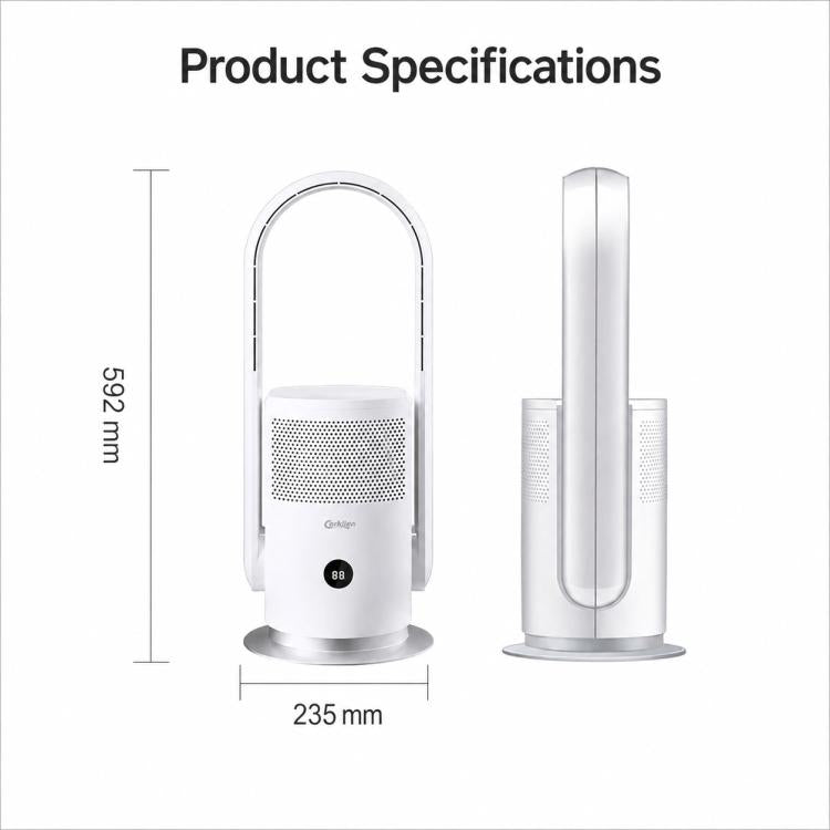 Carkiien CK921U Air Purification Bladeless Fan Tower Fan