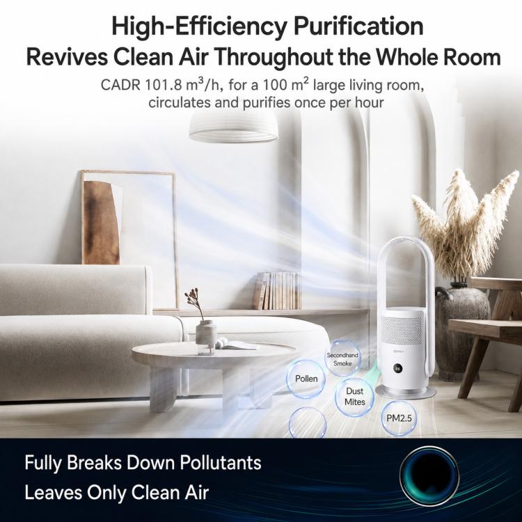 Carkiien CK921U Air Purification Bladeless Fan Tower Fan