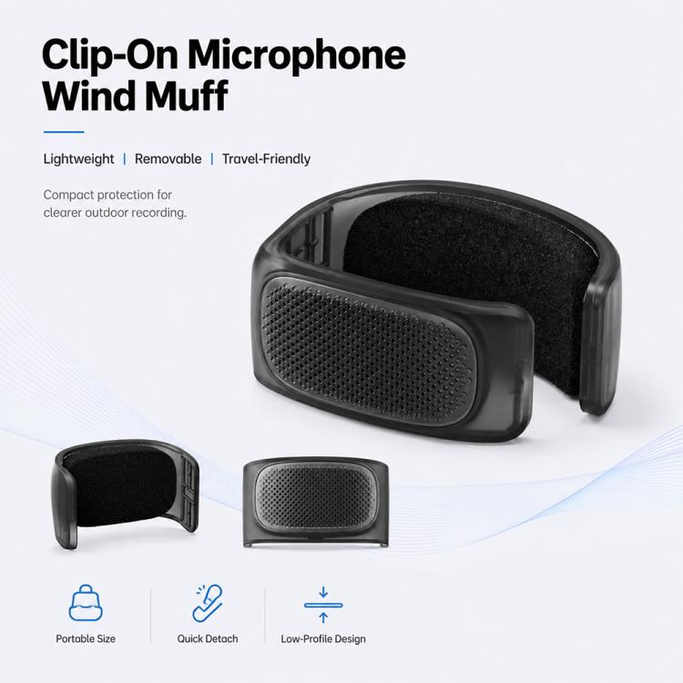 Microphone Wind Muff Noise Reduction Windshield Cover, For Insta360 Luna Ultra