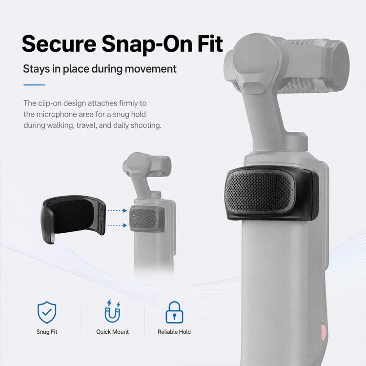 Microphone Wind Muff Noise Reduction Windshield Cover, For Insta360 Luna Ultra