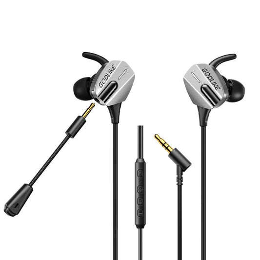 WK YC10 Gudlike Series 1.2m Wired Gaming Earphones, 3.5mm No RGB, Type-C with  RGB