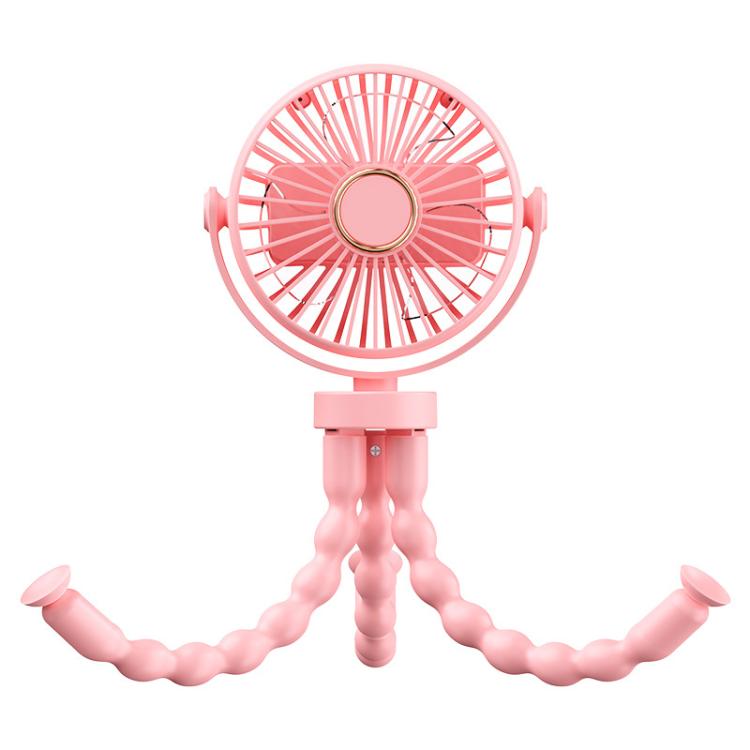 Mini Low-noise and Portable Octopus Stroller Deformation Fan Handheld USB Small Fan