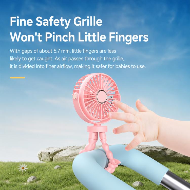Mini Low-noise and Portable Octopus Stroller Deformation Fan Handheld USB Small Fan