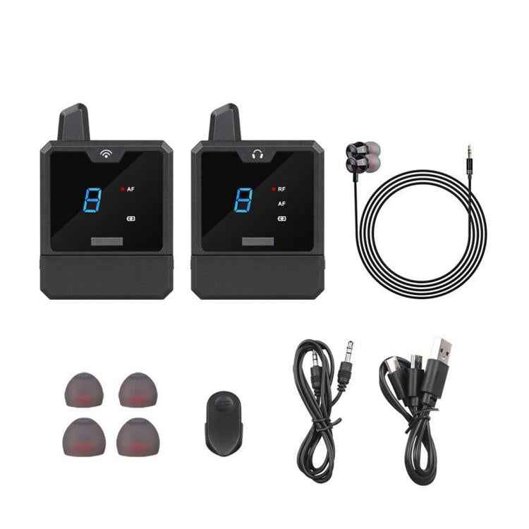 UHF Wireless Monitoring System Professional Real Time Audio Monitoring Receiver, 1 x Receiver, 2 x Receiver, 3 x Receiver