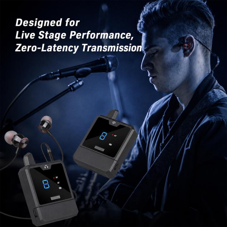 UHF Wireless Monitoring System Professional Real Time Audio Monitoring Receiver, 1 x Receiver, 2 x Receiver, 3 x Receiver