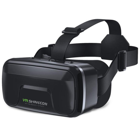 VR SHINECON G04DA Lndependent Lens Adjustment VR Glasses for 5.5-7.2 inch Phone, G04DA Host, G04DA+052, G04DA+053, G04DA+B01, G04DA+B03, G04DA+C8S with Holder, G04DA+Y1 Black