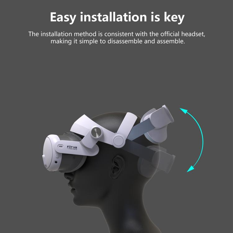 FIIT VR T300 Head Strap For Meta Quest 3, FIIT VR T300