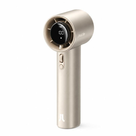 JisuLife Pro1S High-Speed ??Turbo Handheld Fan with Long Battery Life, 5000mAh