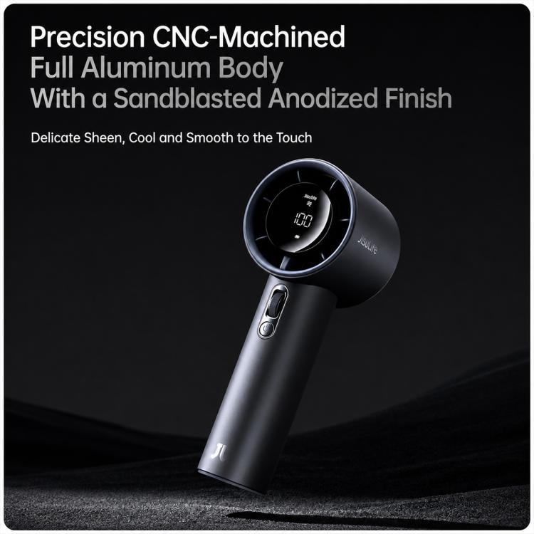 JisuLife Pro1S High-Speed ??Turbo Handheld Fan with Long Battery Life, 5000mAh