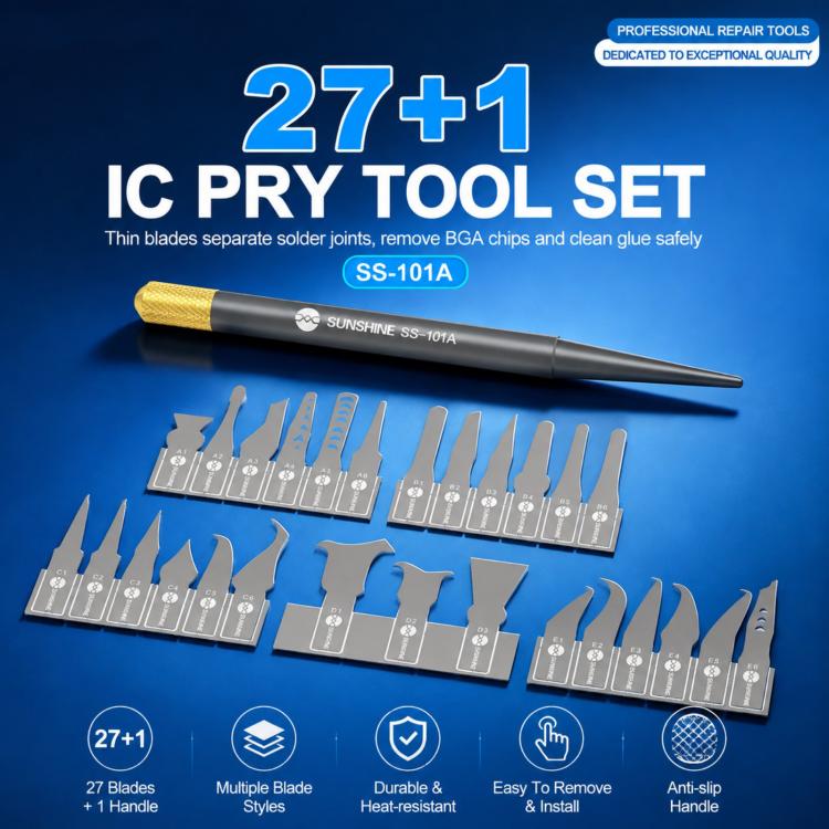 SUNSHINE SS-101A High-precision IC Repair Blade Set
