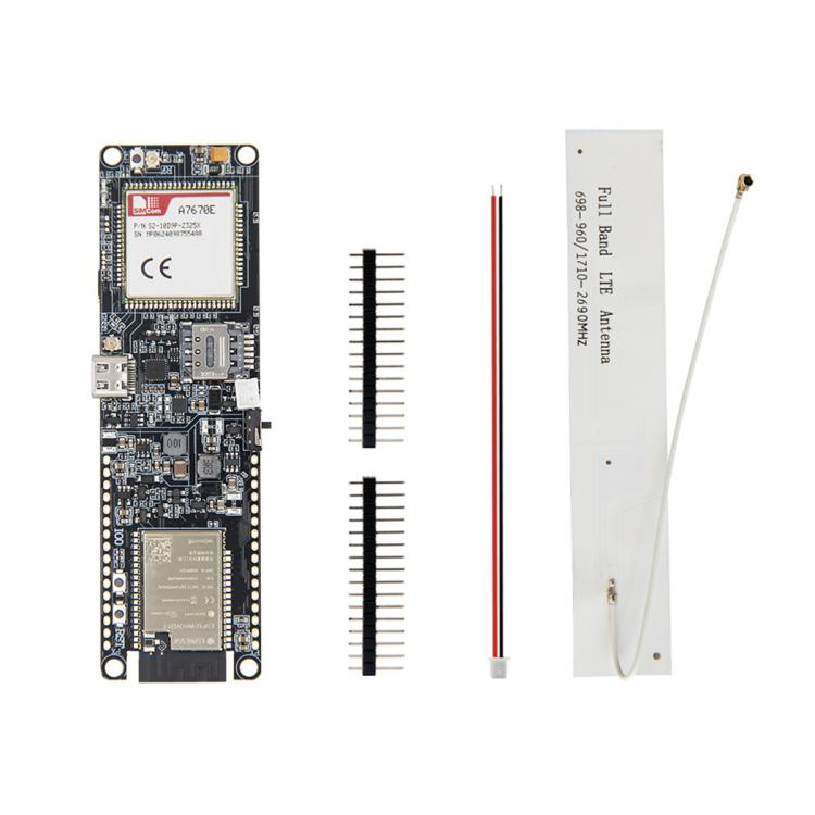 LILYGO T-A7670E ESP32 Wireless Comm Module No GPS, T-A7670E