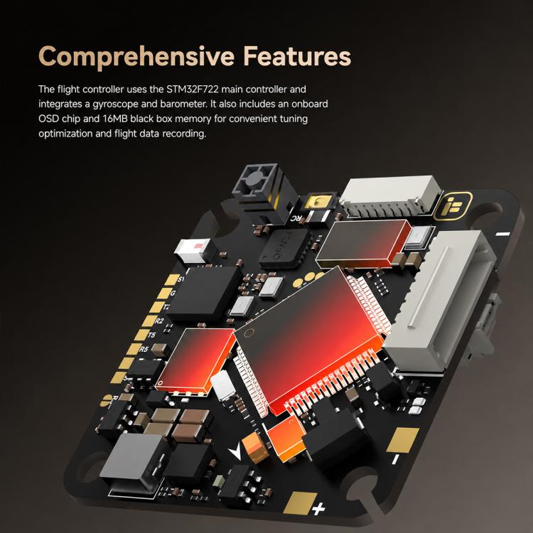 iFlight Borg F7 AIO RX FPV Flight Controller with Built-in ELRS 2.4G & 18A ESC