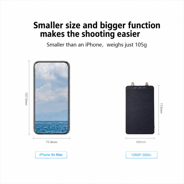 Measy T1850 Cinematic-grade Wireless HDMI Video Transmission System, US Plug, EU Plug, UK Plug, AU Plug