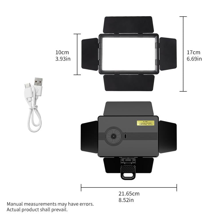 RL-560 Rechargeable Clip?on Fill Light with Barn Doors