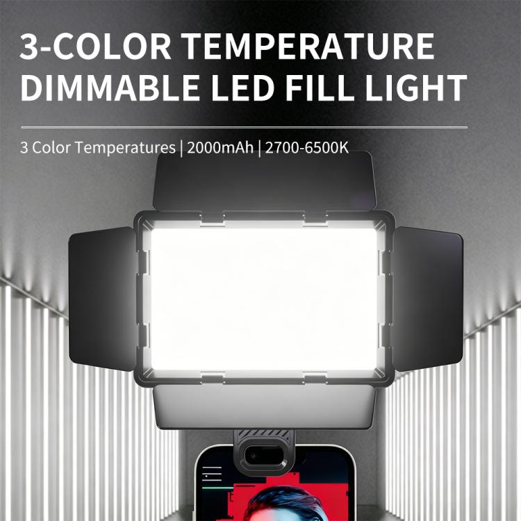 RL-560 Rechargeable Clip?on Fill Light with Barn Doors