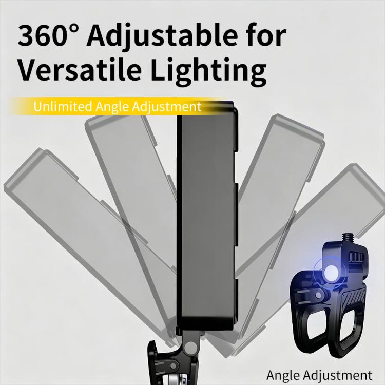 RL-560 Rechargeable Clip?on Fill Light with Barn Doors
