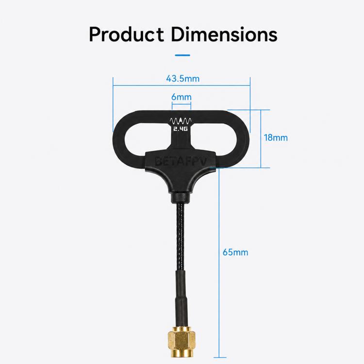 BETAFPV Loop High-Gain Omnidirectional Antenna for FPV Drone RF Modules