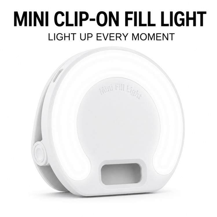 D7 Rechargeable Mini Clip?on Selfie Fill Light