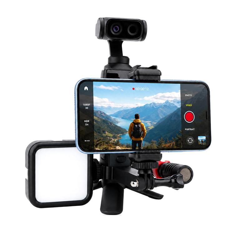 2-in-1 Quick-Release Phone Clamp Mount, For Insta360 X6