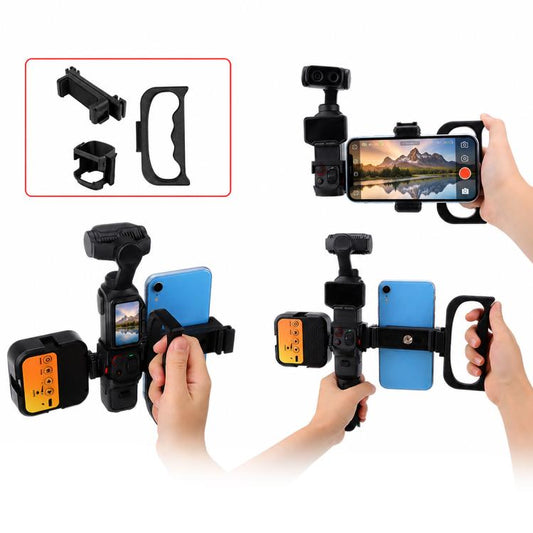 Modular Smartphone Handheld Mount Camera Expansion Bracket Adapter, For Insta360 Luna Ultra