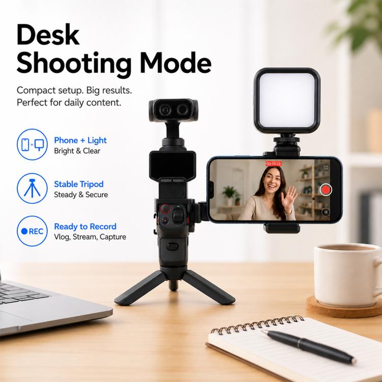 Modular Smartphone Handheld Mount Camera Expansion Bracket Adapter, For Insta360 Luna Ultra