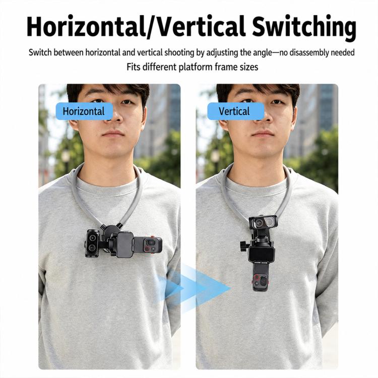 Expansion Adapter Bracket with 1/4 Screw Hole & Dual-Prong Mount, For Insta360 Luna Ultra