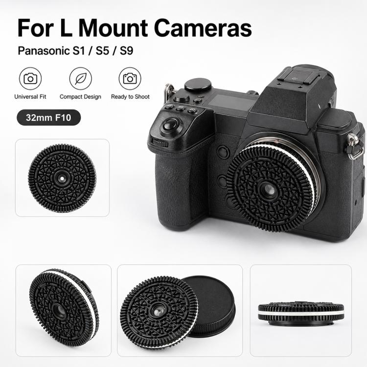 32mm F10 Fixed-Focus Lens for Leica, Panasonic, Sigma L-mount Mirrorless Cameras, For Leica, Panasonic, Sigma L-mount