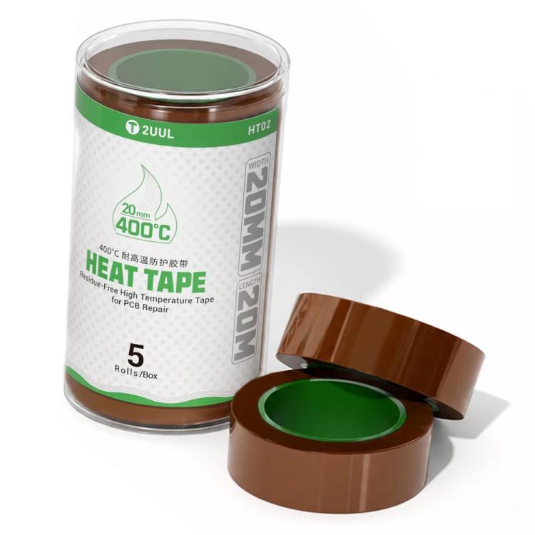 2UUL 400°C High Temperature Resistant Protective Tape, 5mm, 10mm