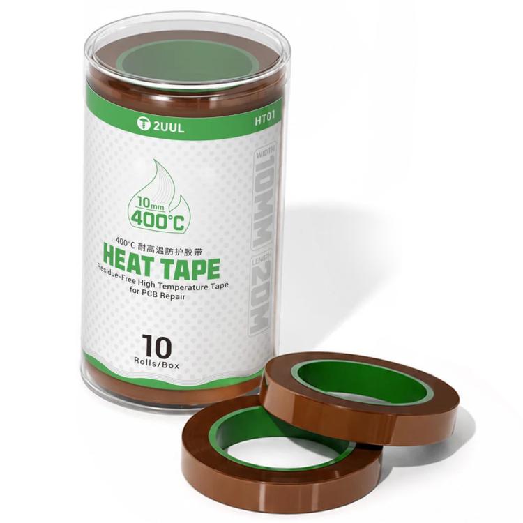 2UUL 400°C High Temperature Resistant Protective Tape, 5mm, 10mm