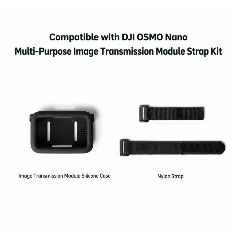Multi-Purpose Image Transmission Module Protective Case and Strap Kit Compatible With DJI Osmo Nano