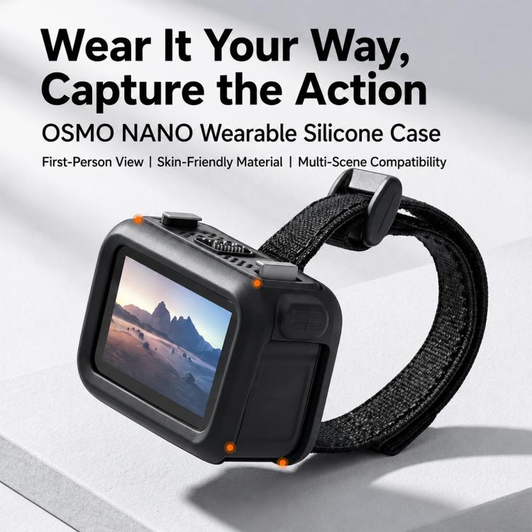 Multi-Purpose Image Transmission Module Protective Case and Strap Kit Compatible With DJI Osmo Nano
