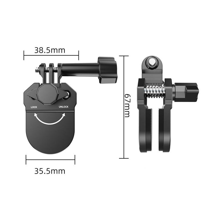 Action Camera Motorcycle Windshield Clamp Mount Clip