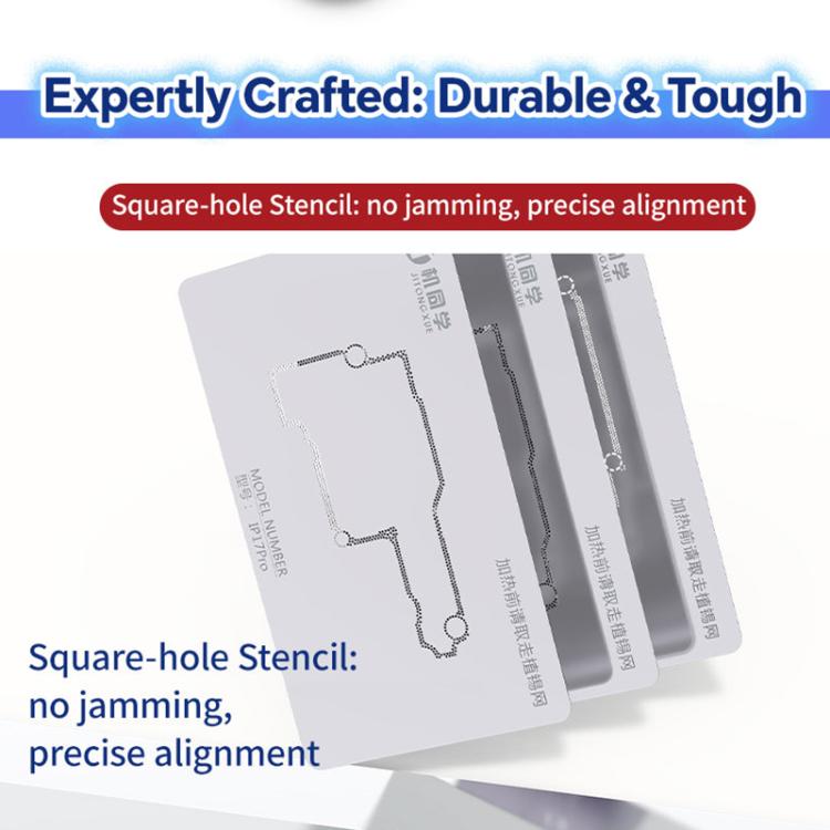 JTX M29 Middle Layer BGA Reballing Stencil Tin Planting Platform For iPhone 17 Series