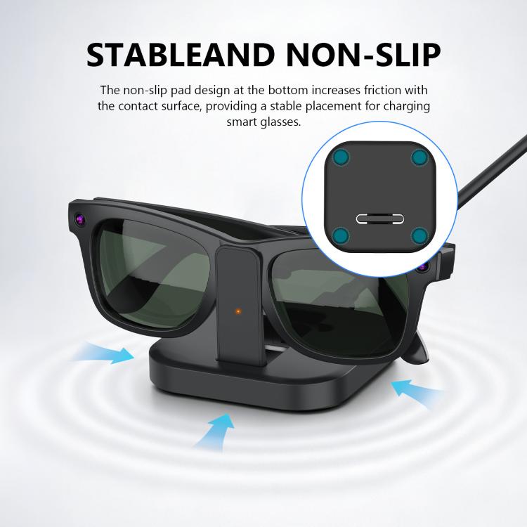 Smart Glasses Charging Dock for Meta Ray-Ban