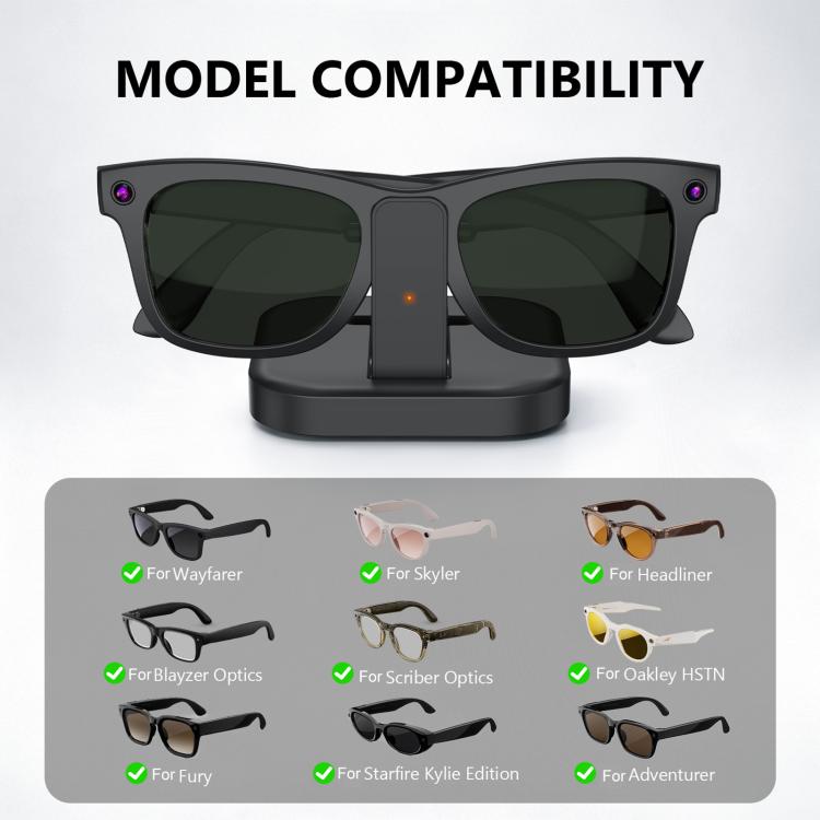 Smart Glasses Charging Dock for Meta Ray-Ban