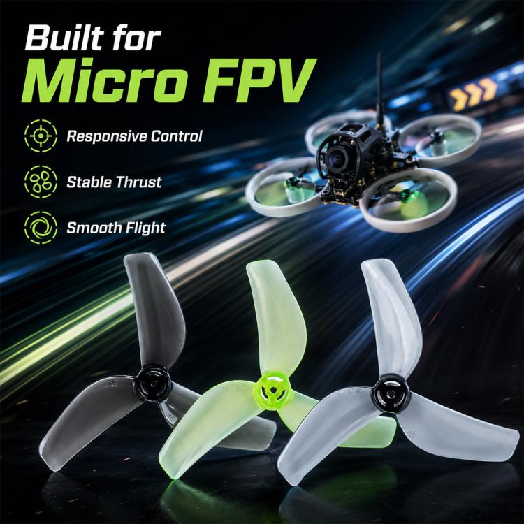Gemfan 1811 3-Blade Propellers 1.5mm Shaft for BETAFPV Meteor75 Pro  Quadcopter