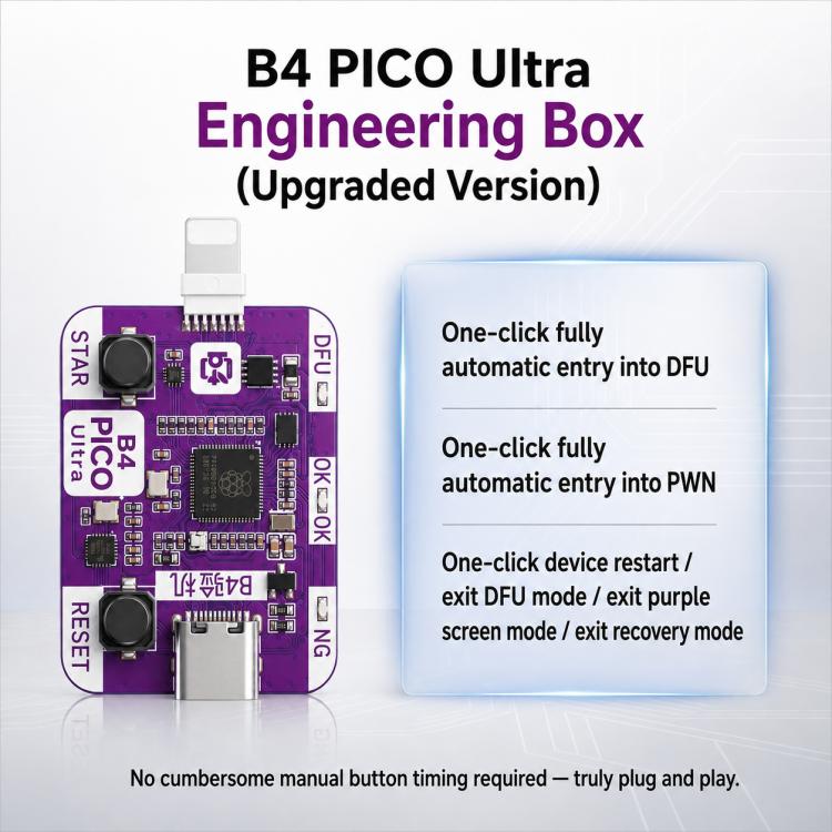 B4 PICO Ultra DFU/PWN Engineering Tool for iPhone XR–11 Pro Max