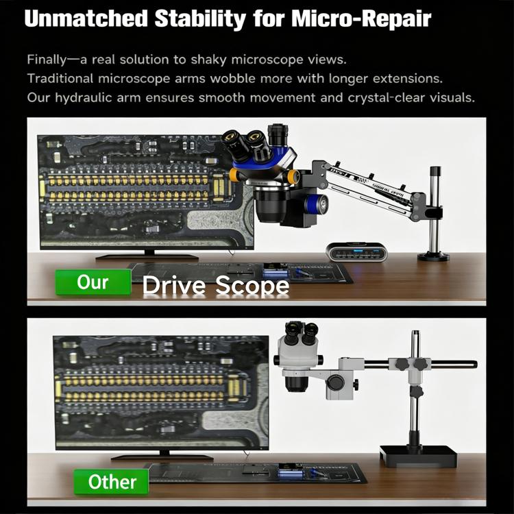 MECHANIC DVS-1 Anti-shake Hydraulic 360 Degrees Rotation Shock-absorbing Microscope Arm