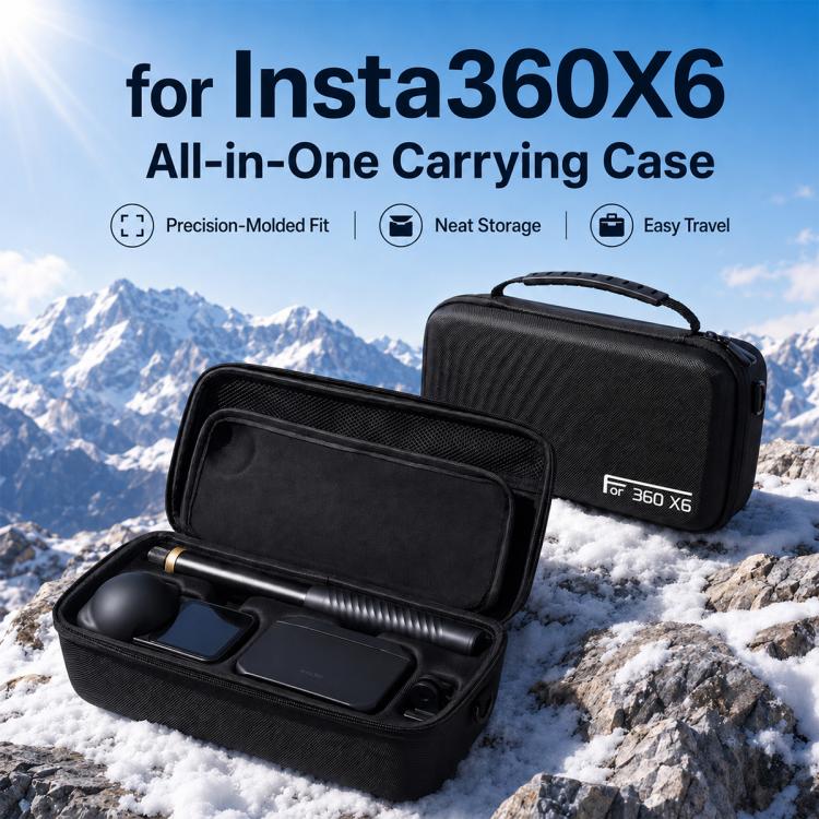 EVA Hard Carrying Storage Bag, For Insta360 X6
