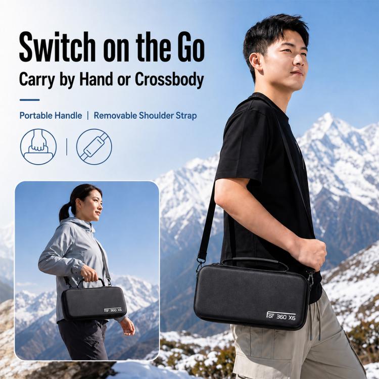 EVA Hard Carrying Storage Bag, For Insta360 X6
