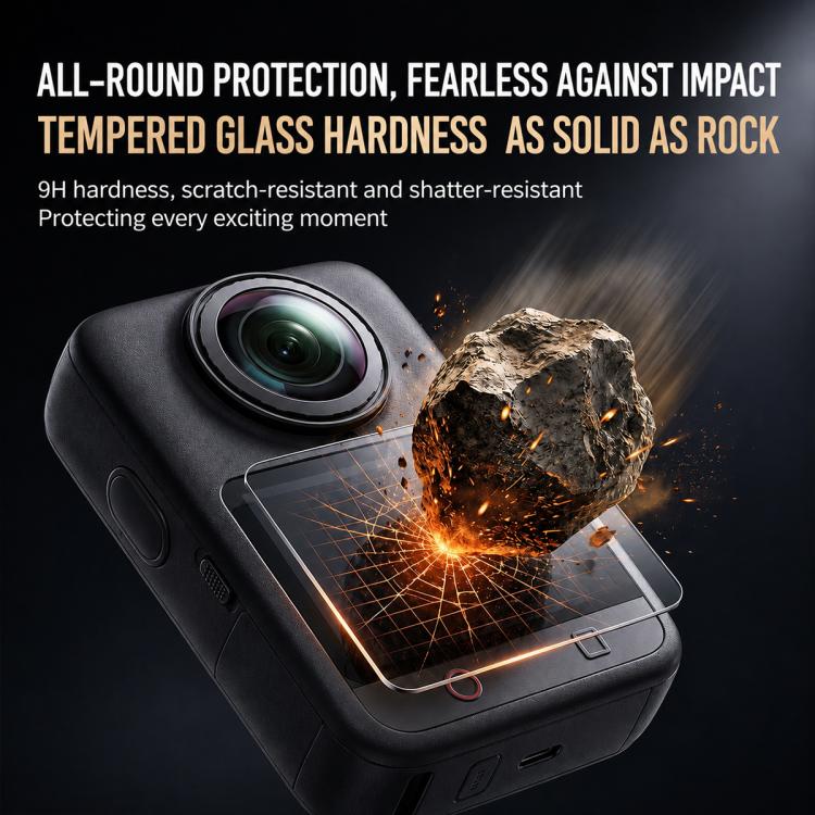 Tempered Glass Screen HD Protective Film, For DJI Osmo 360 / 360 II