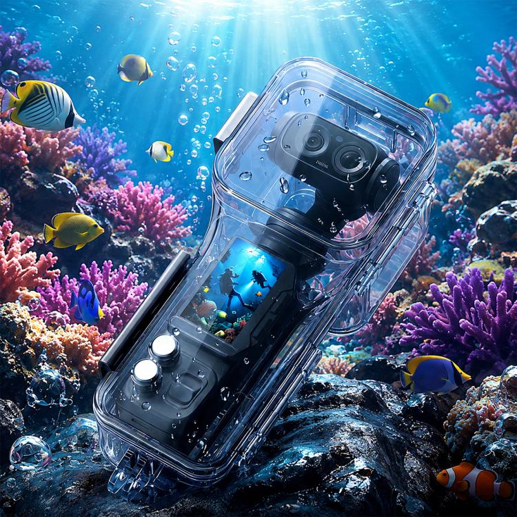 Waterproof Housing 60m Diving Pocket Camera Case, For Insta360 Luna Ultra