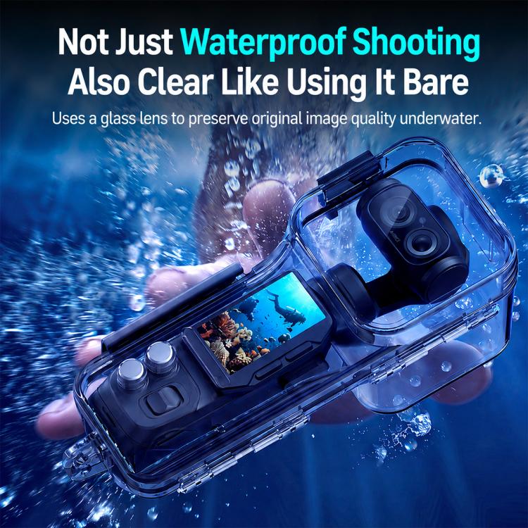 Waterproof Housing 60m Diving Pocket Camera Case, For Insta360 Luna Ultra