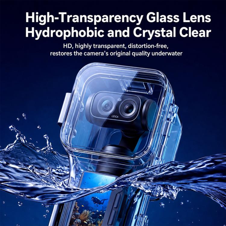 Waterproof Housing 60m Diving Pocket Camera Case, For Insta360 Luna Ultra